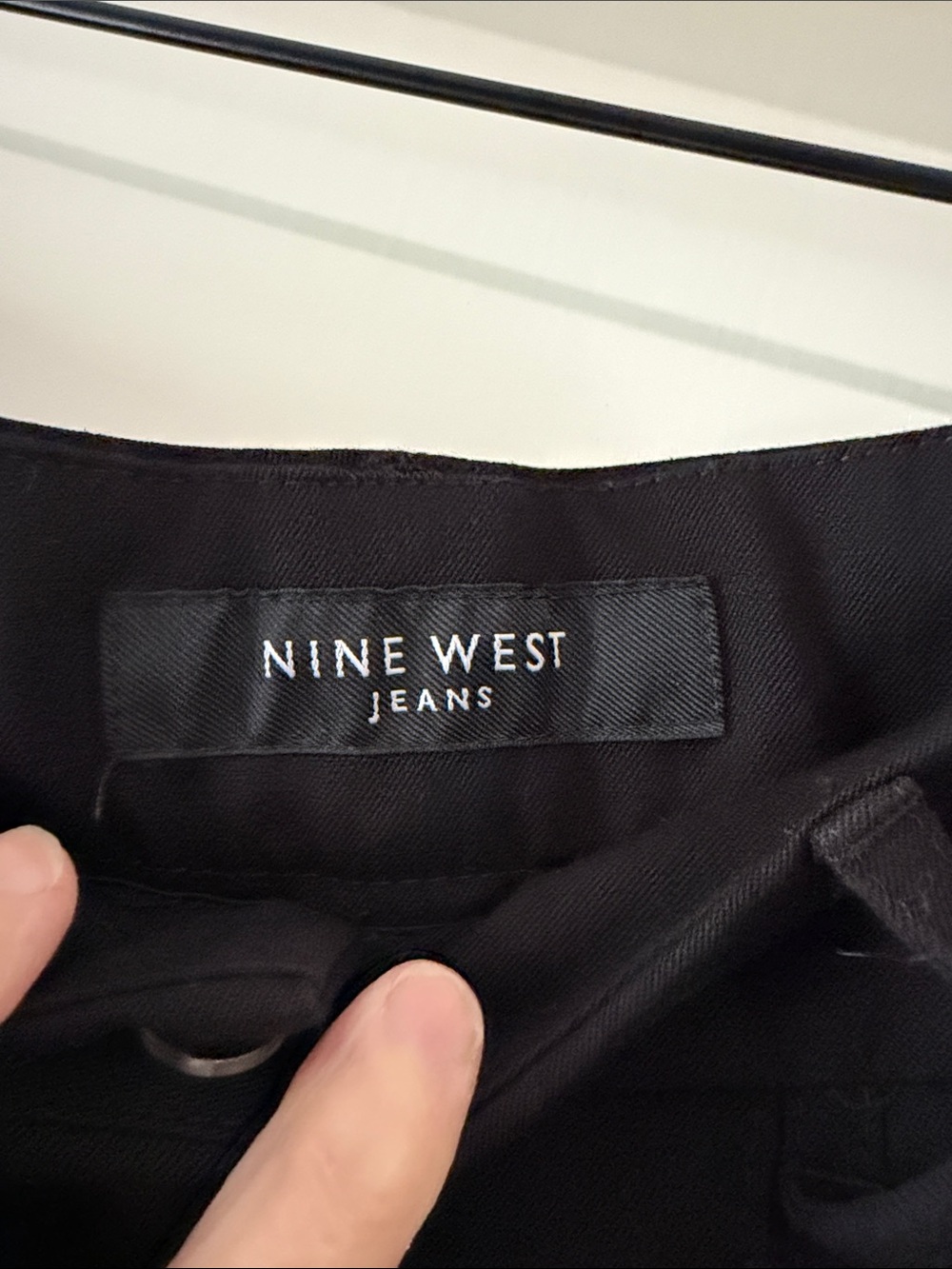 Nine West Black Women's Dress Pants - Straight Leg - Picture 2 of 6
